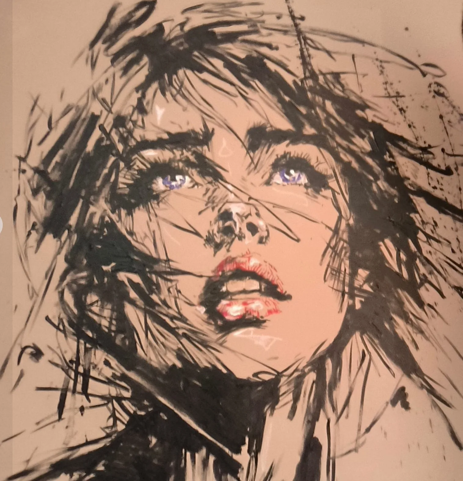 Intensität — Acryl auf Leinwand, Kleinformat